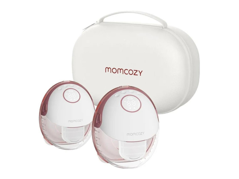 MOMCOZY Laktator M6 bezprzewodowy podwójny czerwony BP311