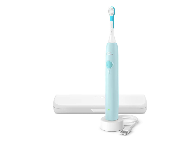 Philips Sonicare Szczoteczka soniczna for Kids HX6500/33 (błekitna, etui)