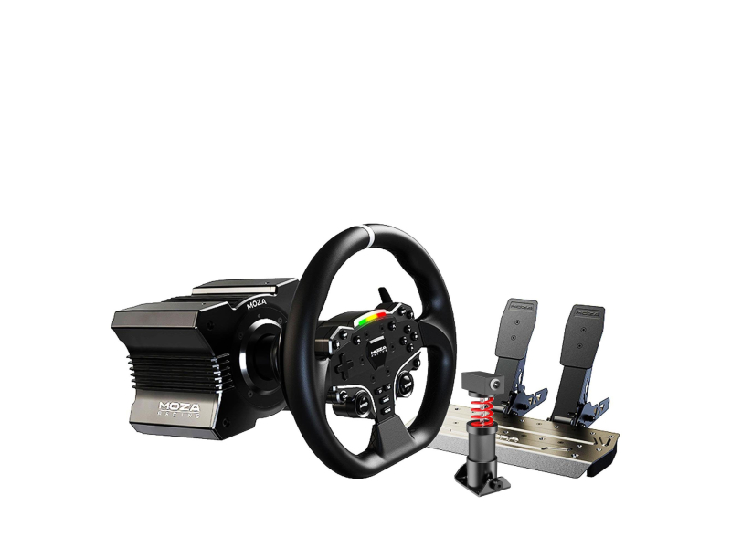 Moza Zestaw gamingowy (R5 / E5 / SRP-Lite / zaciski R5) + RS22
