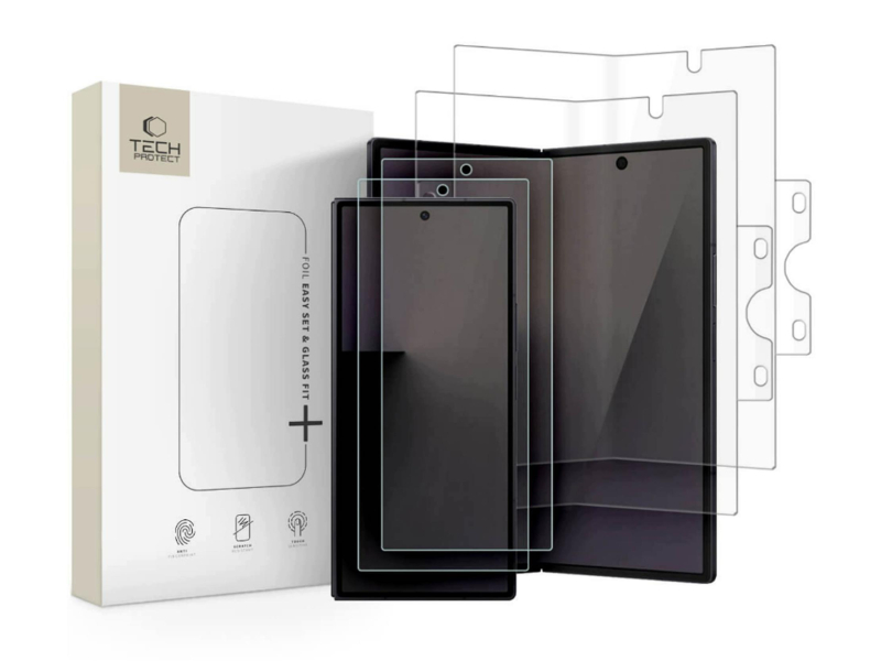 Tech-Protect Easy Set Foil & Glass Fit+ 4In1 do Galaxy Z Fold 8 Ultra Cle