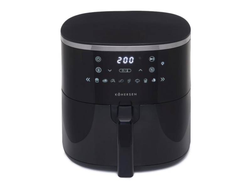 Kohersen Air Fryer Black Matt NX Ceramic KHAF-M01-S01