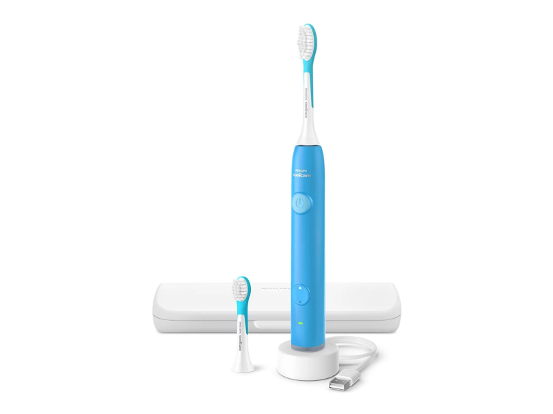 Philips Sonicare Szczoteczka soniczna for Kids Smart HX6600/42 (nieb. +etui)