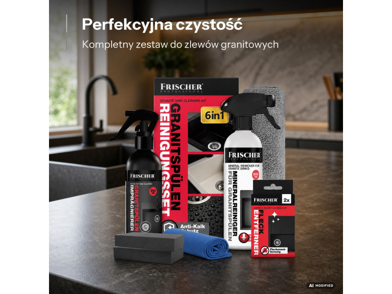 Frischer Professional Zestaw do czyszczenia zlewów granitowych