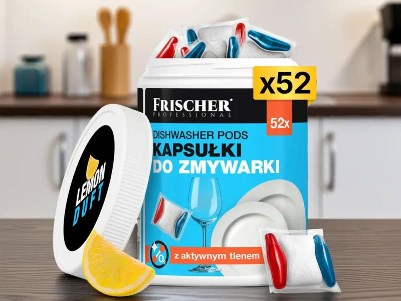 Frischer Professional Kapsułki do zmywarki trójfazowe - zmywanie