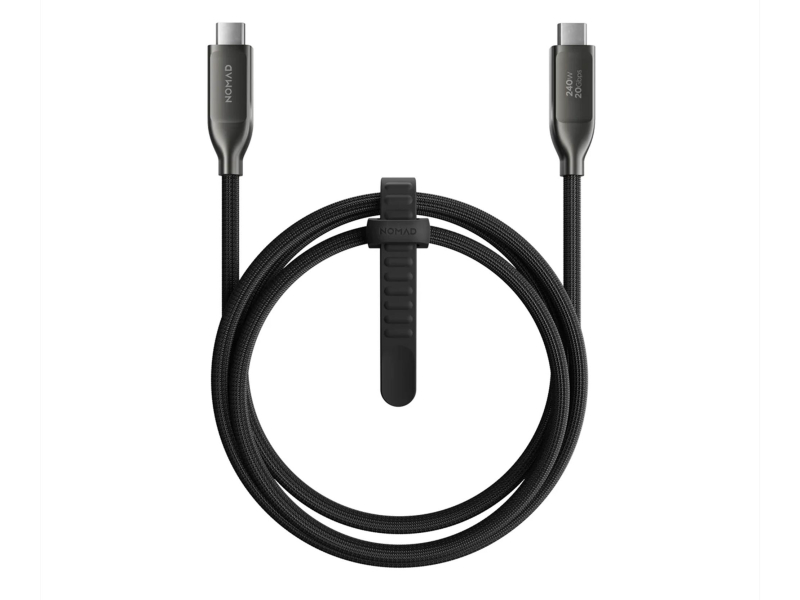 Nomad Kevlar Cable USB4 USB-C to USB-C 1.0m Carbide V3