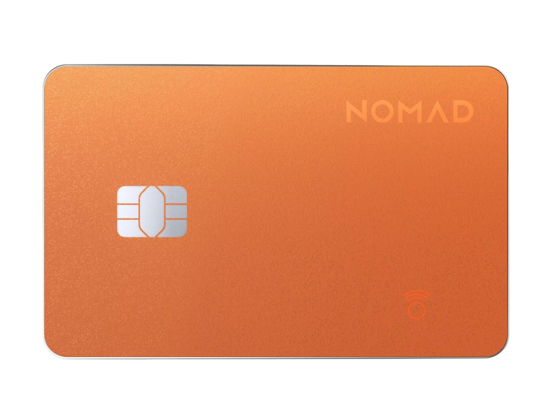 Nomad Tracking Card Pro Find My Stellar Orange