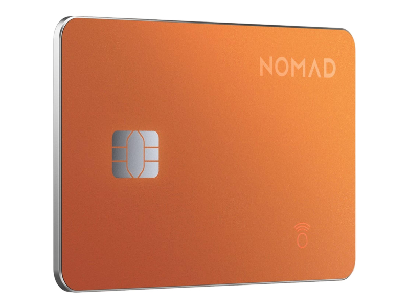 Nomad Tracking Card Pro Find My Stellar Orange