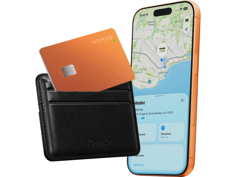 Nomad Tracking Card Pro Find My Stellar Orange