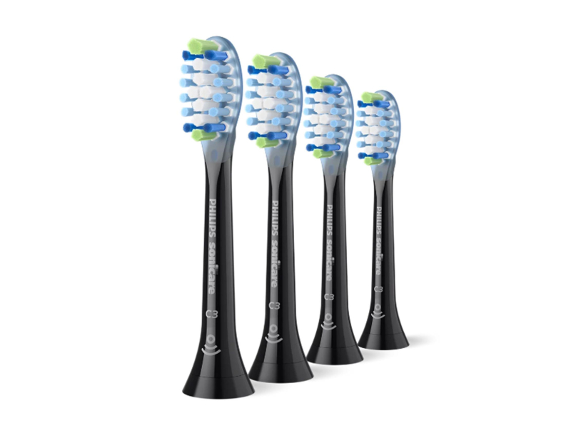 Philips Sonicare Końcówki C3 Premium Plaque Defence Czarne 4 szt. HX9044/88