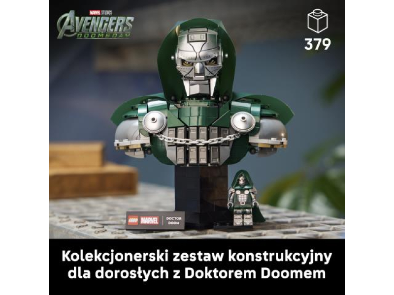 LEGO Marvel 76345 Popiersie Doktora Dooma