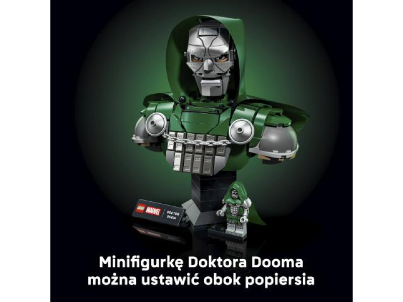 LEGO Marvel 76345 Popiersie Doktora Dooma