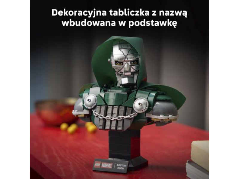 LEGO Marvel 76345 Popiersie Doktora Dooma