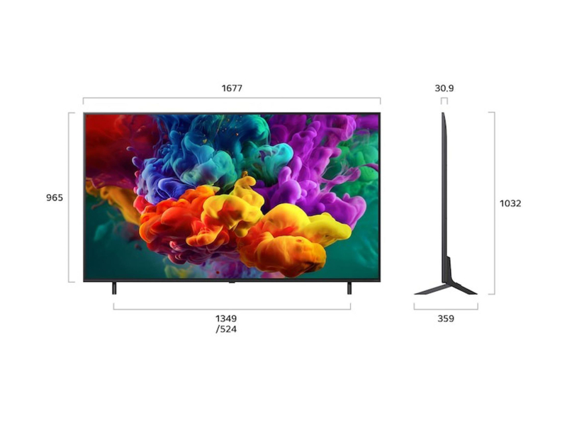 LG 75QNED86B6B 75 QNED MiniLED4K 144Hz webOs