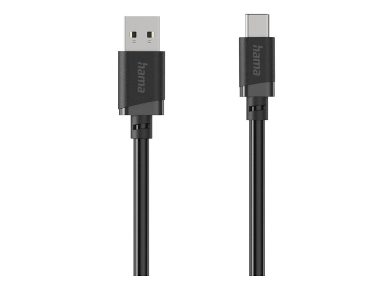 Hama Kabel ładujacy/data USB - USB-C 60W 2m czarny