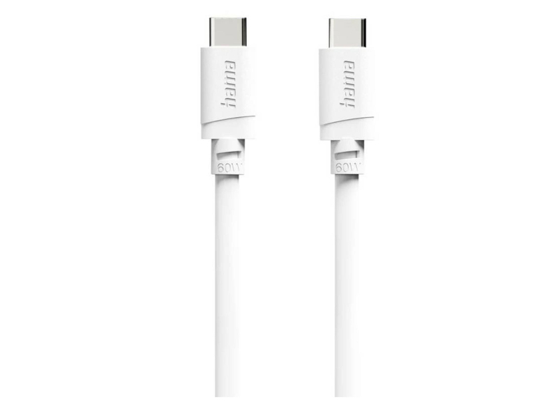 Hama Kabel ładujacy/data USB-C 60W 2m biały