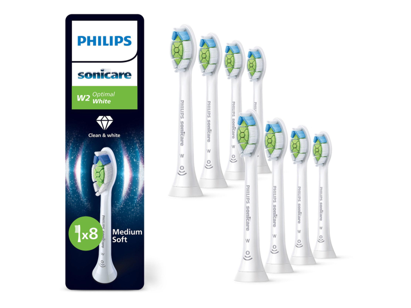 Philips Sonicare Końcówki W2 Optimal White 8 szt. HX6068/87