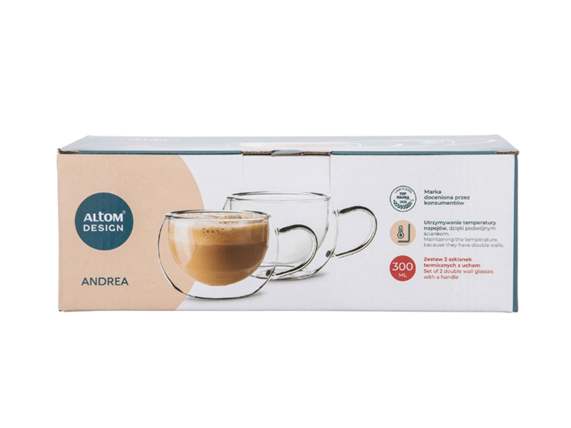 Altom Andrea kpl. 2 filiżanek termicznych 300 ml