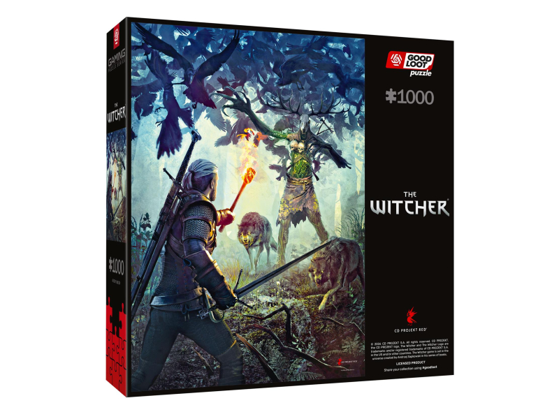 Merch Gaming Puzzle: The Witcher (Wiedźmin) Leshen, 1000 elementów