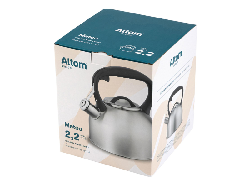 Altom Czajnik nierdzewny 2,2l Mateo satynowy