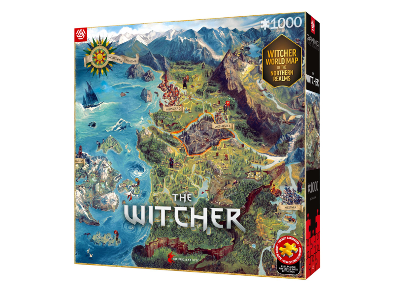 Merch Gaming Puzzle: The Witcher (Wiedźmin) The Northern Realms
