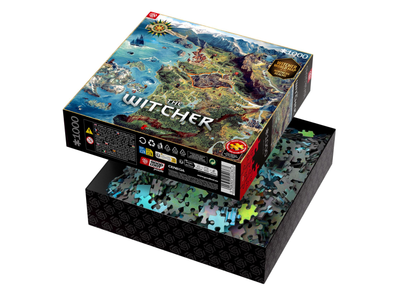 Merch Gaming Puzzle: The Witcher (Wiedźmin) The Northern Realms
