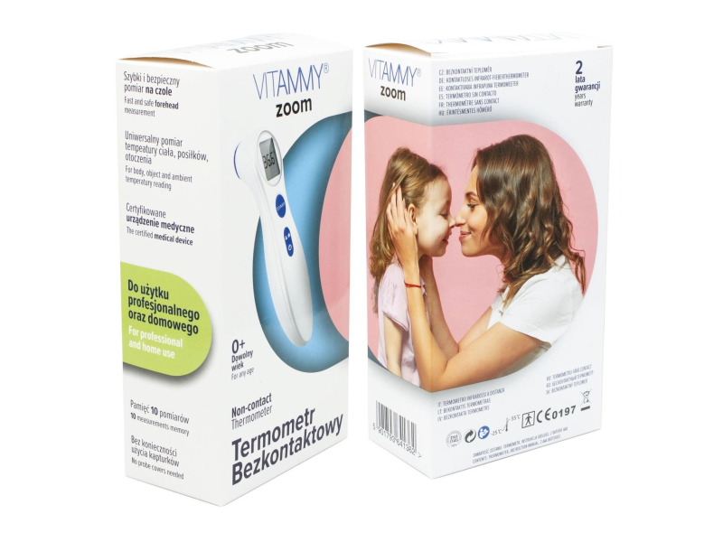 VITAMMY Termometr bezdotykowy Zoom
