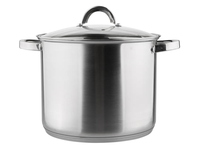 Altom Fabio garnek wysoki nierdz. 26cm 10,5l z pokrywą szklaną