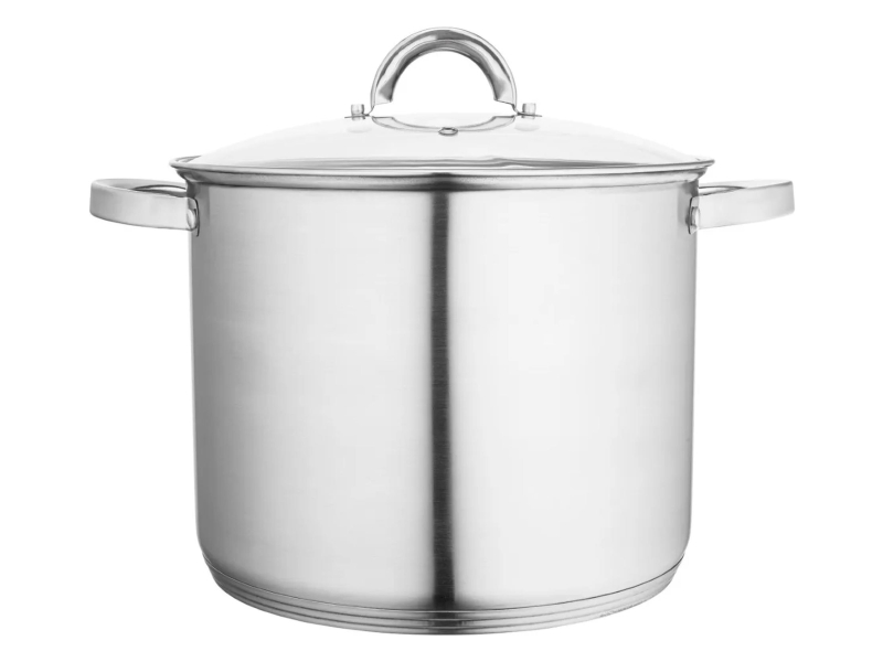Altom Fabio garnek wysoki nierdz. 26cm 10,5l z pokrywą szklaną