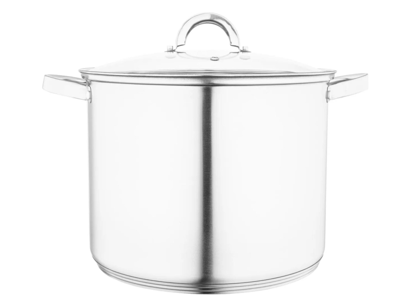 Altom Fabio garnek wysoki nierdz. 28cm 12,5l z pokrywą szklaną