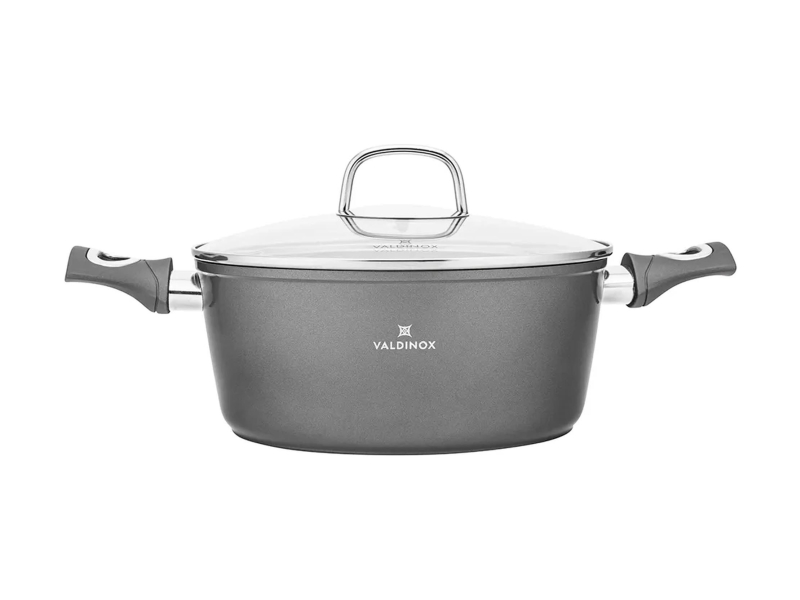 Altom Valdinox Grand garnek 24cm 4,0l. z pokrywą szklaną