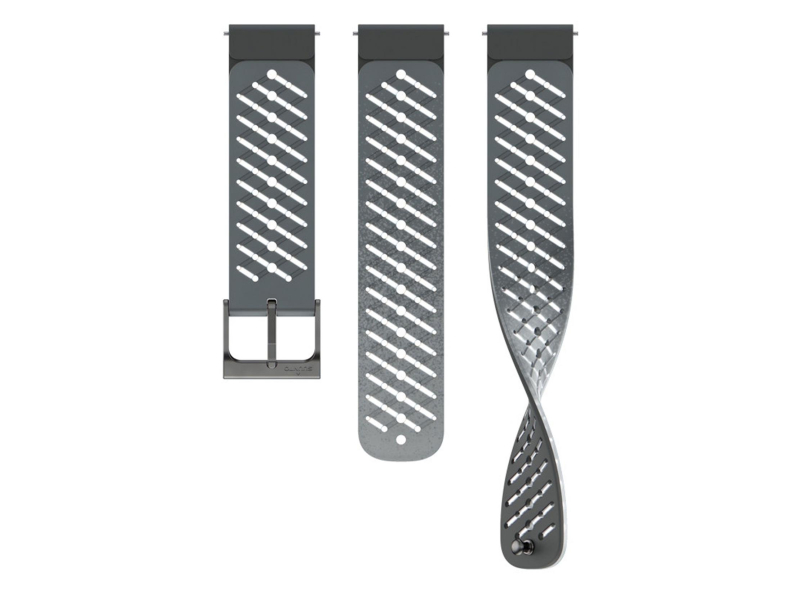 Suunto 22mm Athletic 5 Silicone Strap Graphite S+M​