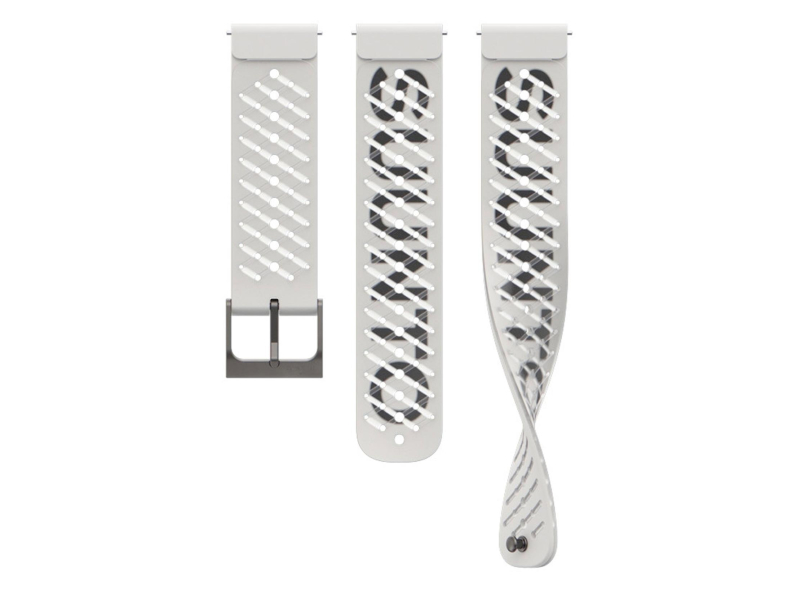 Suunto 22mm Athletic 5 Silicone Strap Pearl White S+M