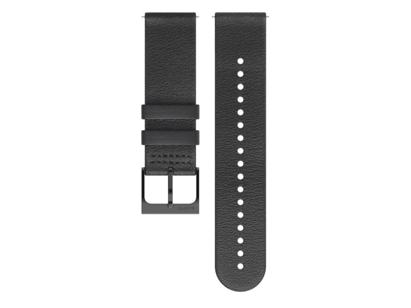 Suunto 22mm Urban 6 Leather Strap All Black M