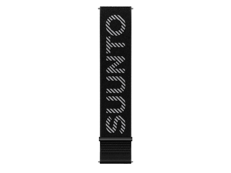 Suunto 22mm Athletic 7 Loop Textile Strap Black S/M+M/L