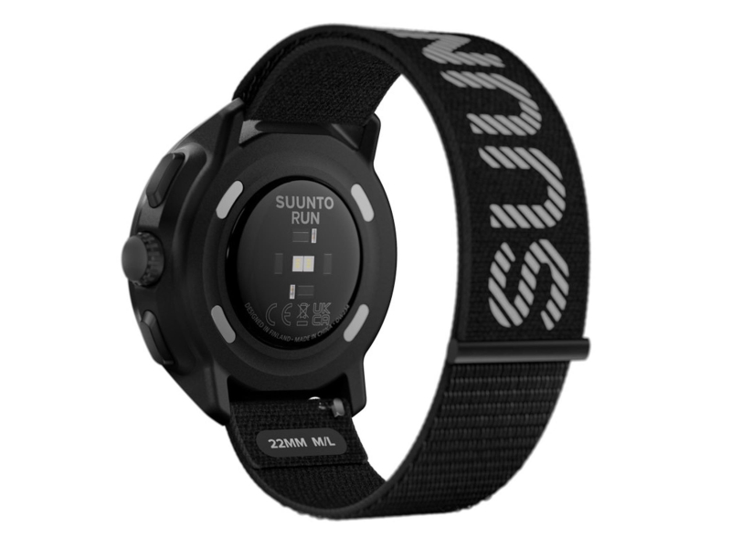 Suunto 22mm Athletic 7 Loop Textile Strap Black S/M+M/L