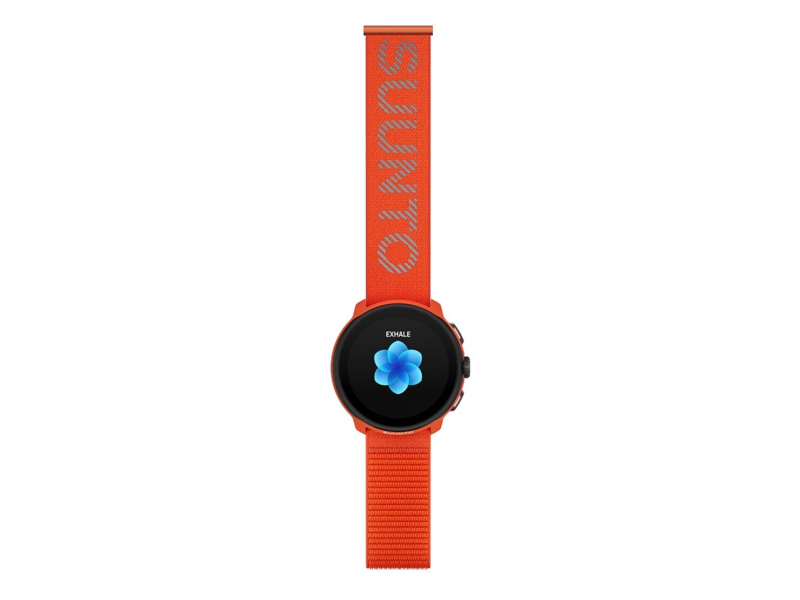 Suunto 22mm Athletic 7 Loop Textile Strap Coral Orange S/M+M/L
