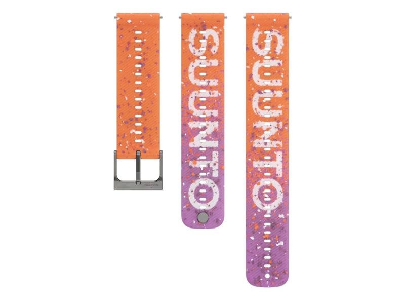 Suunto 22mm Athletic 6 Silicone Strap Power Orange S+M
