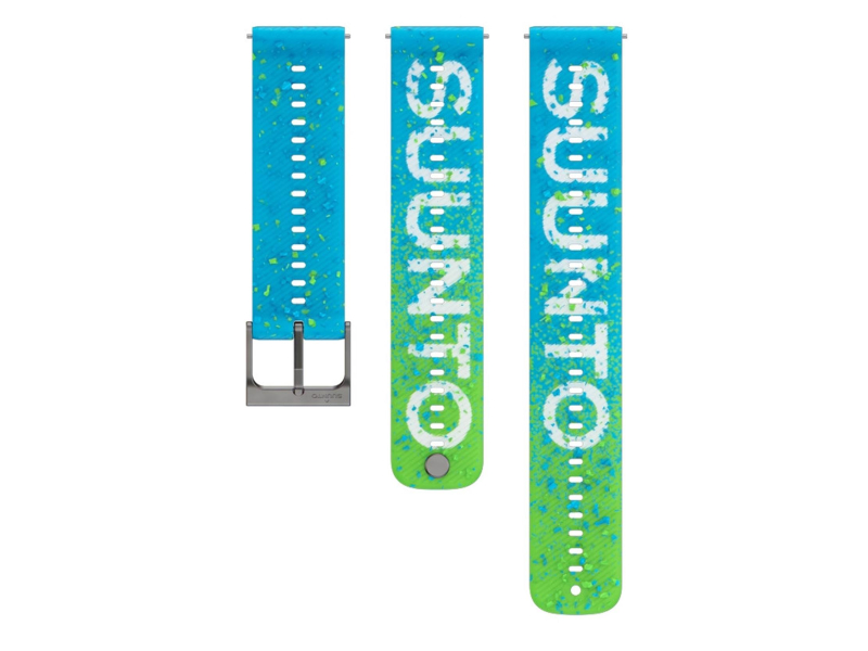 Suunto 22mm Athletic 6 Silicone Strap Power Blue S+M​