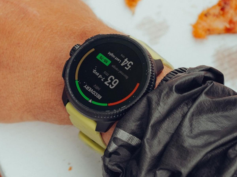 Suunto 22mm Athletic 5 Silicone Strap Lemon Yellow S+M