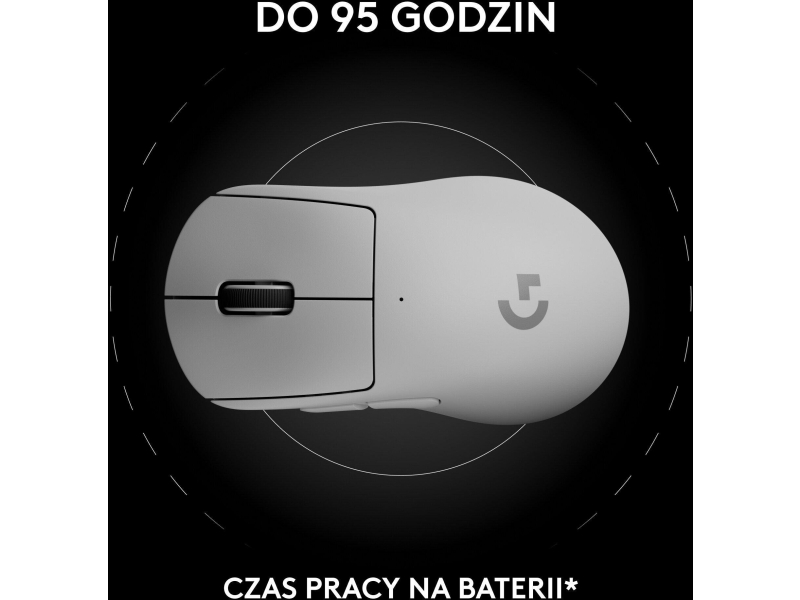 Logitech G PRO X Superlight 2 DEX biały