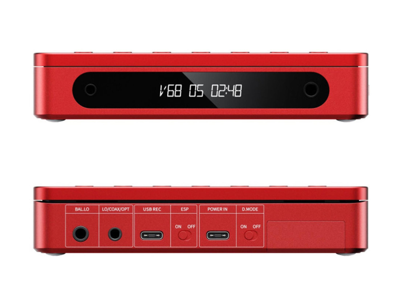 FiiO DM13 BT - czerwony - Przenośny odtwarzacz CD z Bluetooth