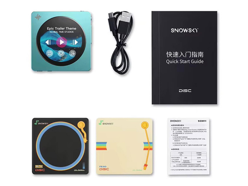 FiiO FiiO Snowsky Disc blue - przenośny odtwarzacz audio + DAC/AM