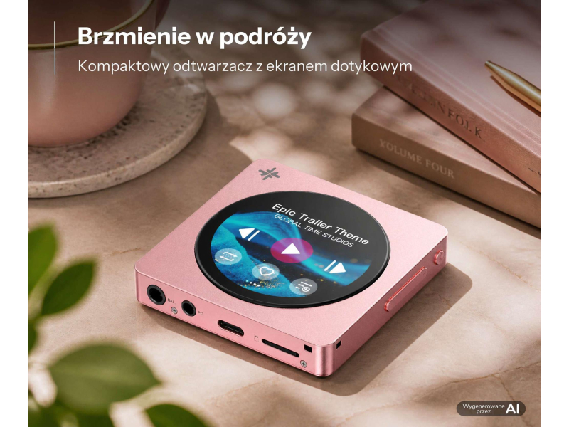 FiiO FiiO SnowSky Disc pink - przenośny odtwarzacz audio + DAC/AM