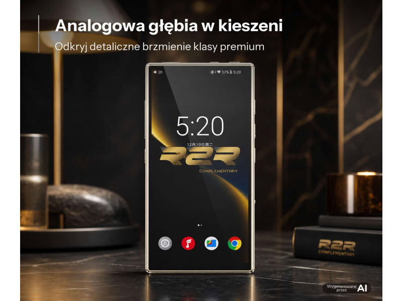 FiiO FiiO M33 gold - przenośny odtwarzacz audio R2R