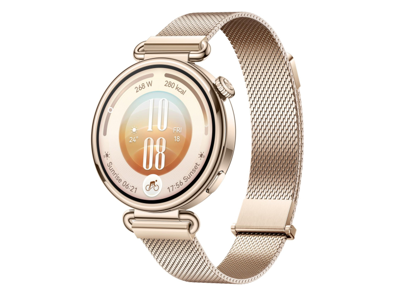 Huawei Watch GT 7 Classic 41mm + pasek Milnese gold