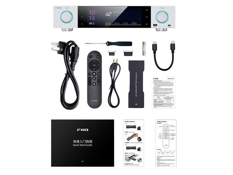 FiiO FiiO S15 - Silver - Hi-Res Audio Streamer