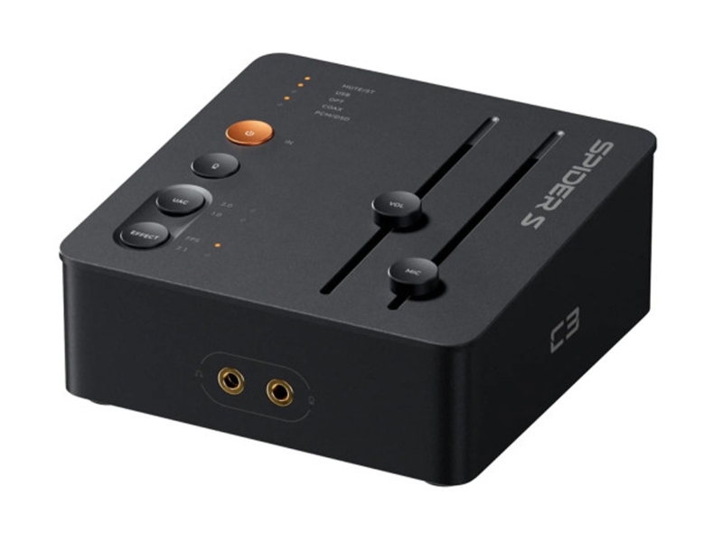 Fosi Audio C3 - Gamingowy Wzmacniacz Słuchawkowy z DAC