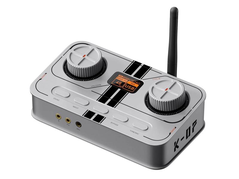 Fosi Audio K7 silver - wzmacniacz słuchawkowy z DAC do HiFi