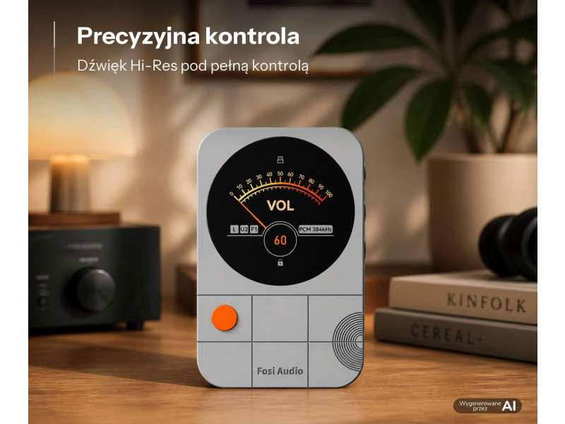 Fosi Audio MD3 srebrny - DAC/AMP słuchawkowy