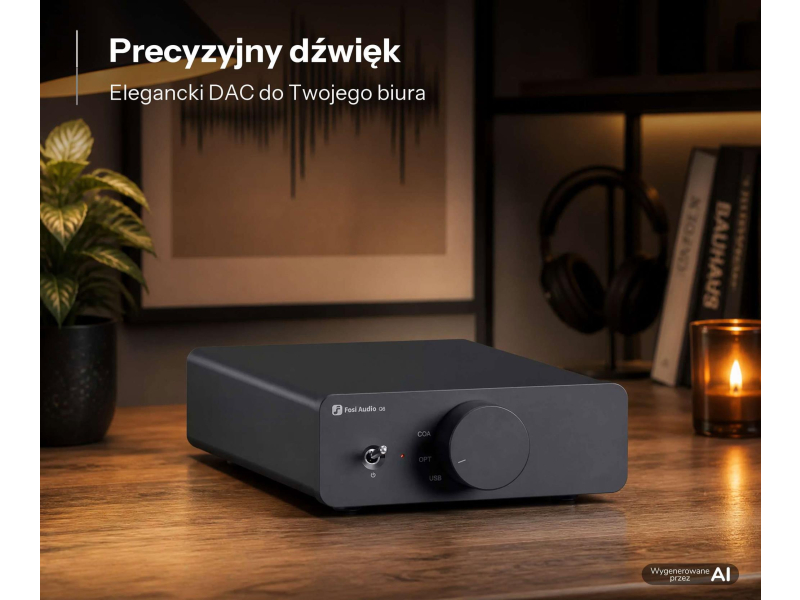 Fosi Audio Q6 DAC - przetwornik DAC